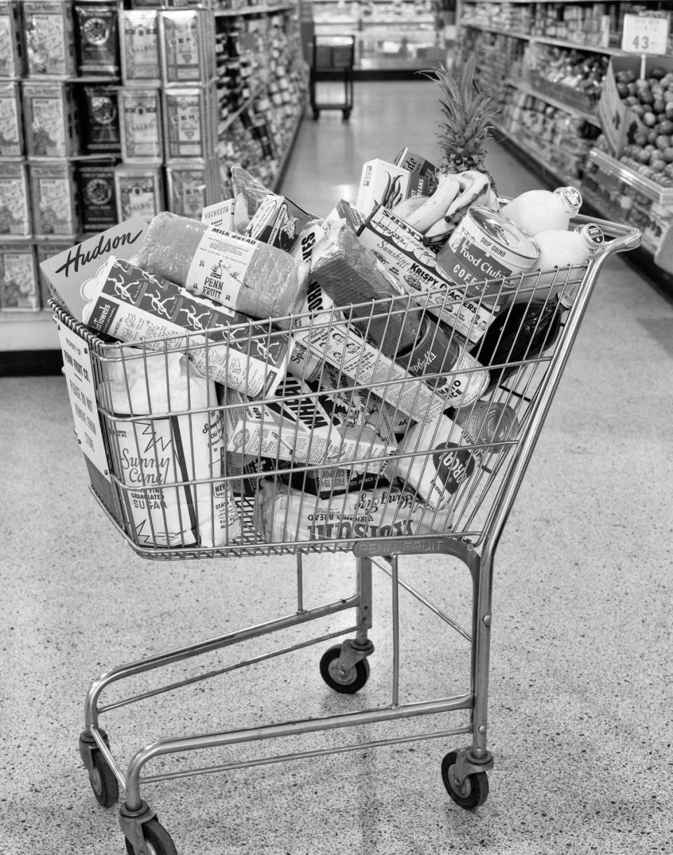 <p>Next time you use a cart at the grocery store, thank Oklahoma. Shopping carts <a href="http://mentalfloss.com/article/59115/15-things-you-might-not-know-about-oklahoma" rel="nofollow noopener" target="_blank" data-ylk="slk:were invented in 1937;elm:context_link;itc:0;sec:content-canvas" class="link ">were invented in 1937</a> by the owner of the Piggy Wiggly supermarket chain, who thought of the "folding basket carrier" as a way for customers to carry their groceries. </p><p><strong>RELATED: </strong><a href="https://www.goodhousekeeping.com/life/money/g3270/money-saving-grocery-shopping-tricks/" rel="nofollow noopener" target="_blank" data-ylk="slk:15 Grocery Shopping Tricks That Will Save You Time and Money;elm:context_link;itc:0;sec:content-canvas" class="link ">15 Grocery Shopping Tricks That Will Save You Time and Money</a> </p>