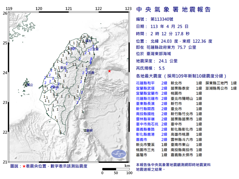 圖／中央氣象署