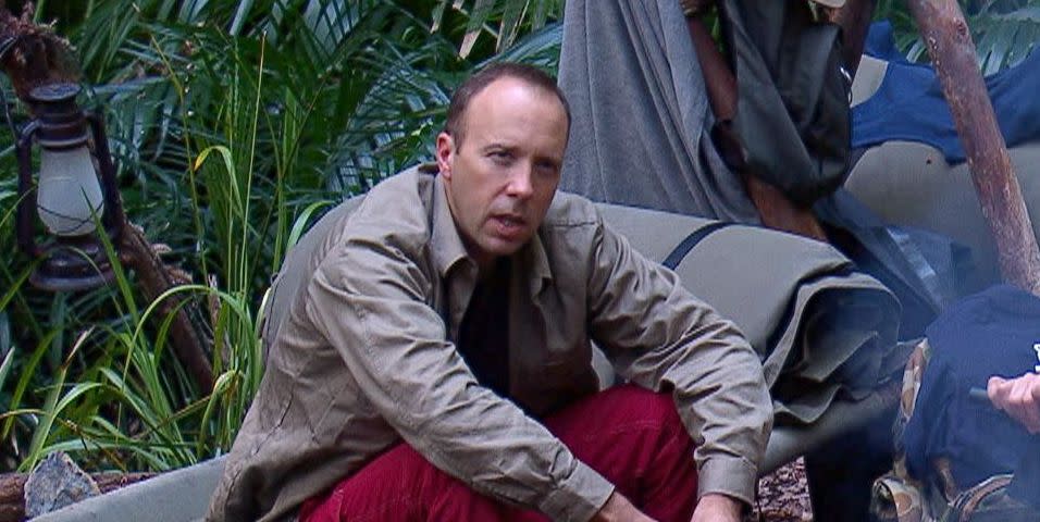 i'm a celebrity, matt hancock, charlene white