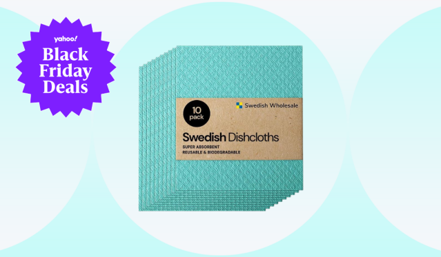 s $20 Swedish Dishcloths Will Replace Your Paper Towels for Good