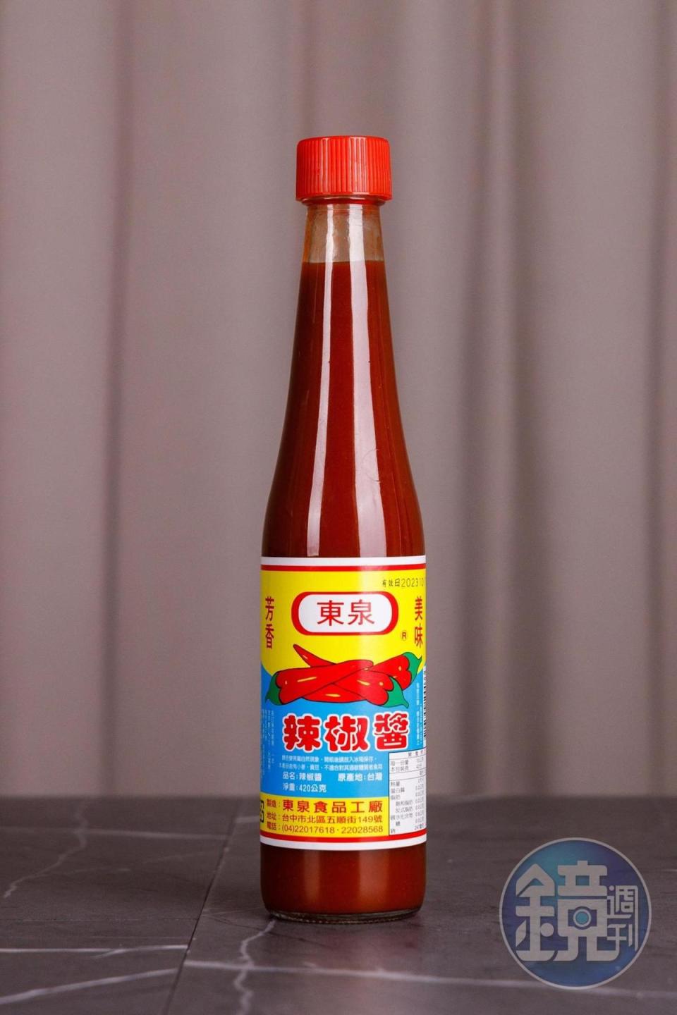東泉辣椒醬就是台中小吃的靈魂。
