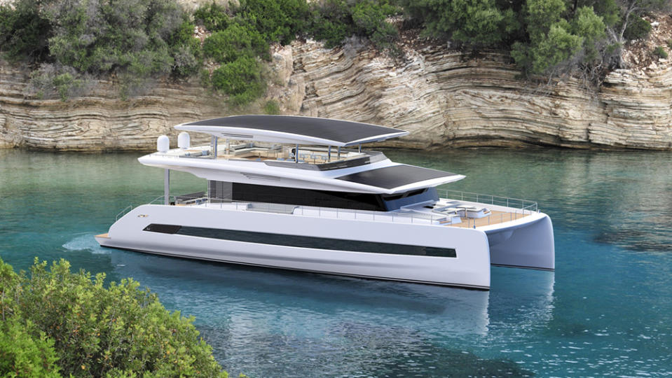 Silent 80 Tri-Deck Catamaran