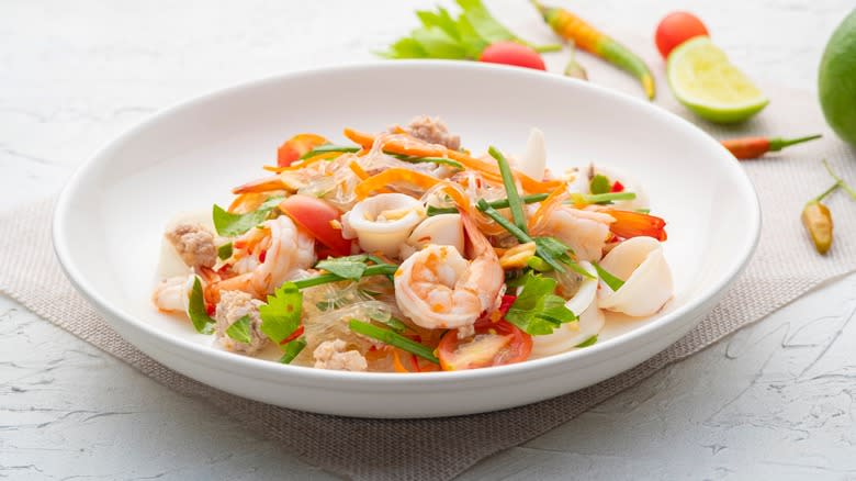 Spicy Thai glass noodle salad