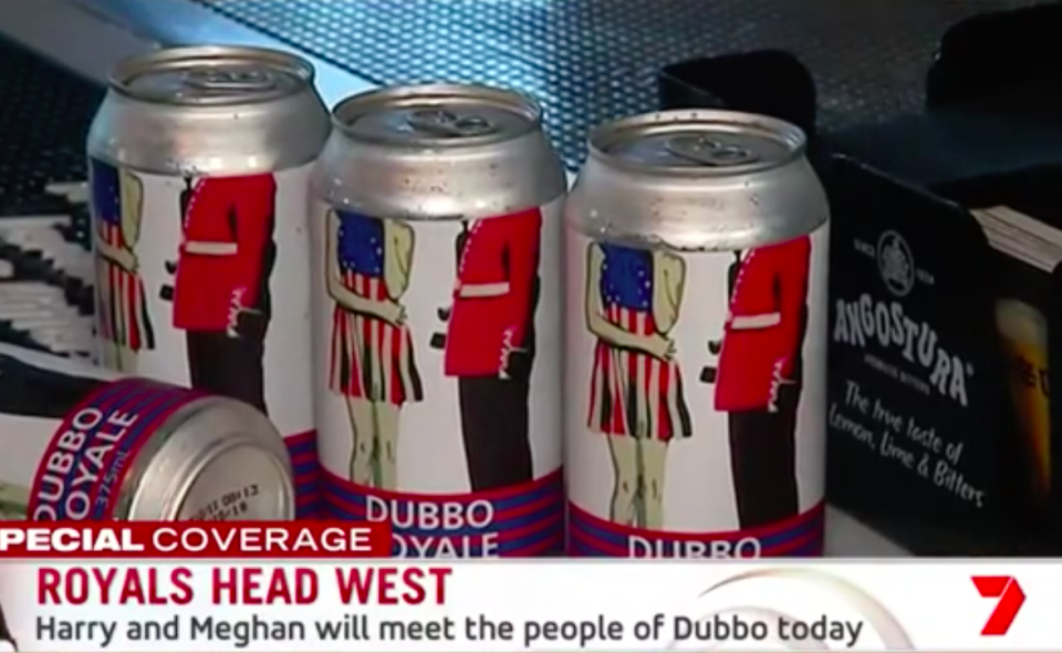 The beer has been described as ‘marriage in a can’. Photo: Channel 7