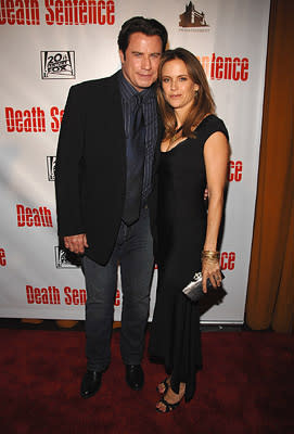 John Travolta and Kelly Preston at the New York premiere of 20th Century Fox's Death Sentence