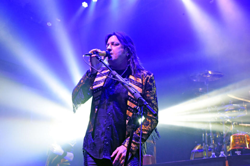 Michael Sweet spreading his metal gospel at Louisville, Kentucky’s Mercury Ballroom in November 2016. (Photo credit: Stephen J. Cohen/Getty Images)