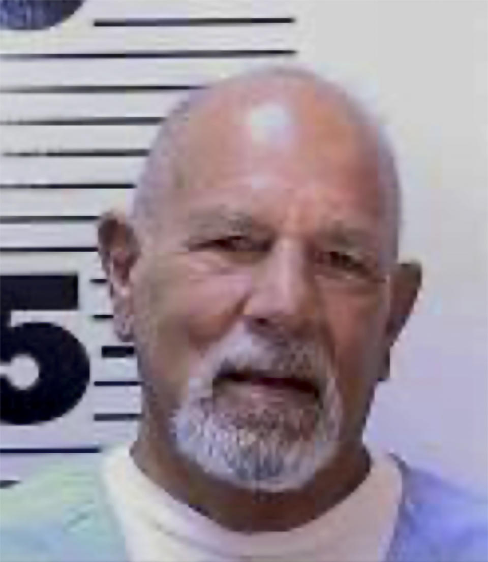 This June 22, 2018 photo provided by the California Department of Corrections and Rehabilitation shows Anthony Sully, a former California police officer who turned serial killer and was on death row after being convicted of murdering six people in the 1980s. Sully, died Friday, Sept. 8, 2023, at a medical facility outside the San Quentin Rehabilitation Center, where he had been housed for decades, according to the California Department of Corrections and Rehabilitation. (California Department of Corrections and Rehabilitation via AP)