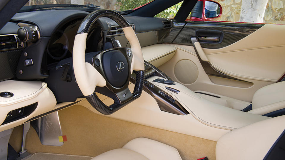 Inside the 2012 Lexus LFA
