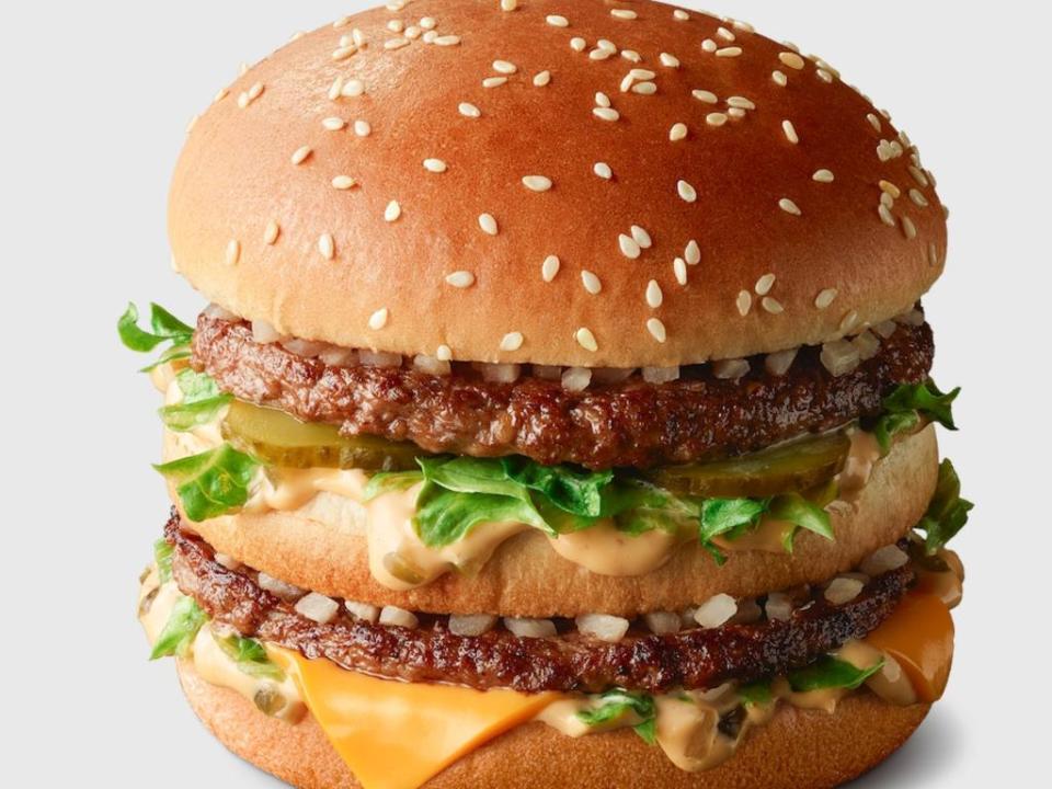 The case centred on the Big Mac. Picture: McDonald's