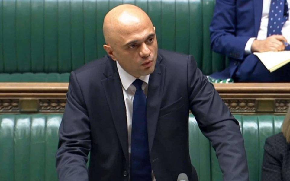 Sajid Javid - -/PRU/AFP via Getty