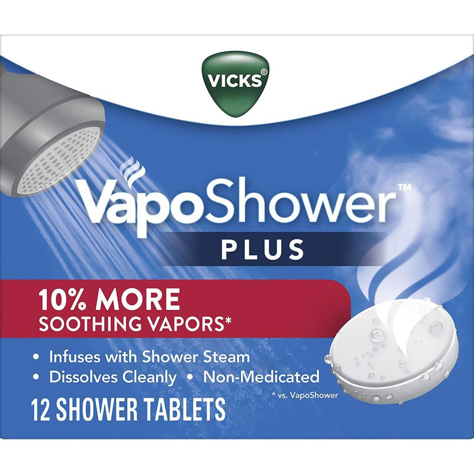 Amazon VapoShower Plus Shower Bomb Tablets Vicks