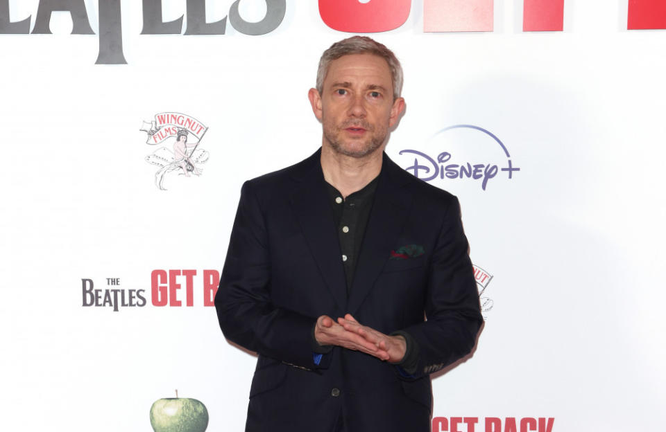 Martin Freeman admitted it hurts to see his two children do things without him credit:Bang Showbiz