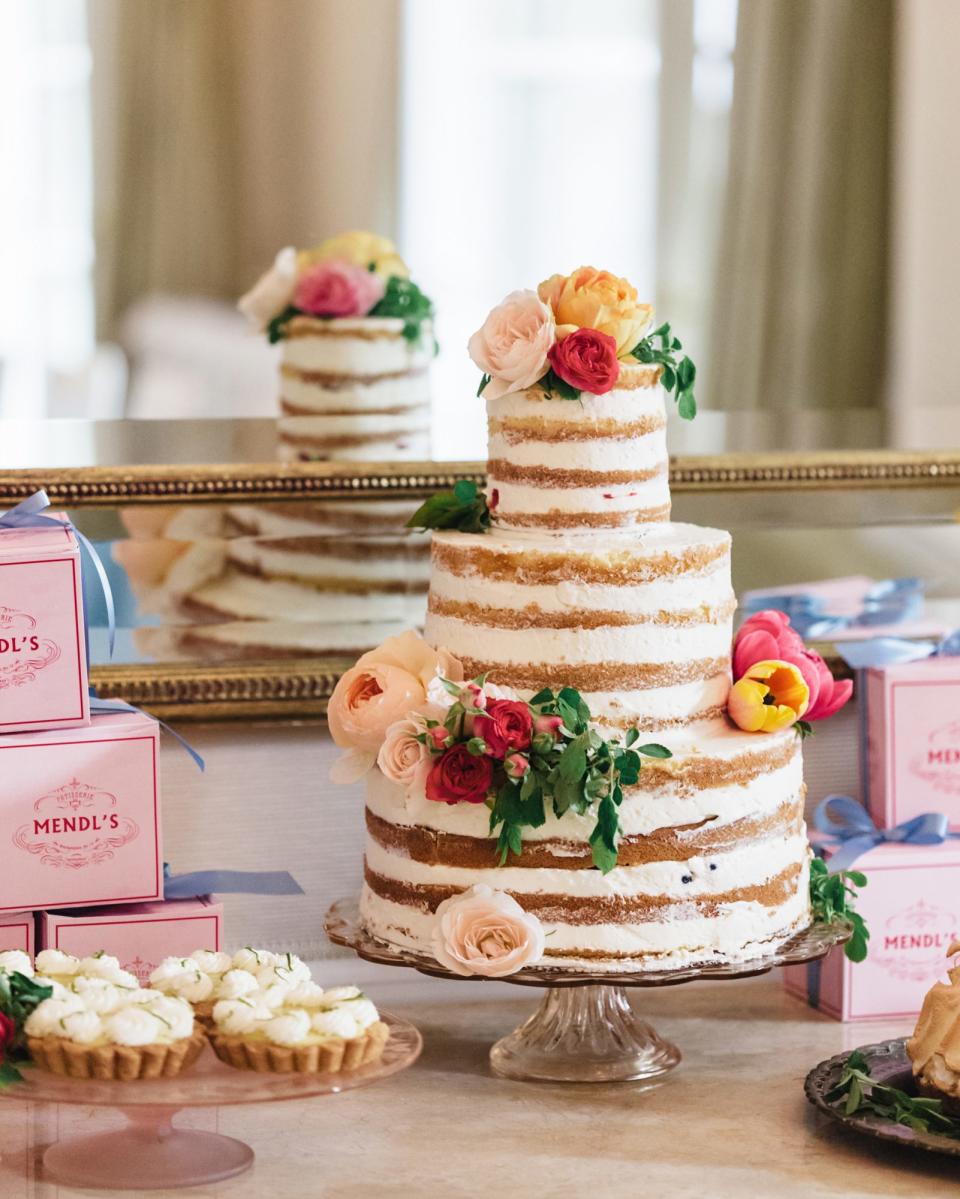 Naked Wedding Cake