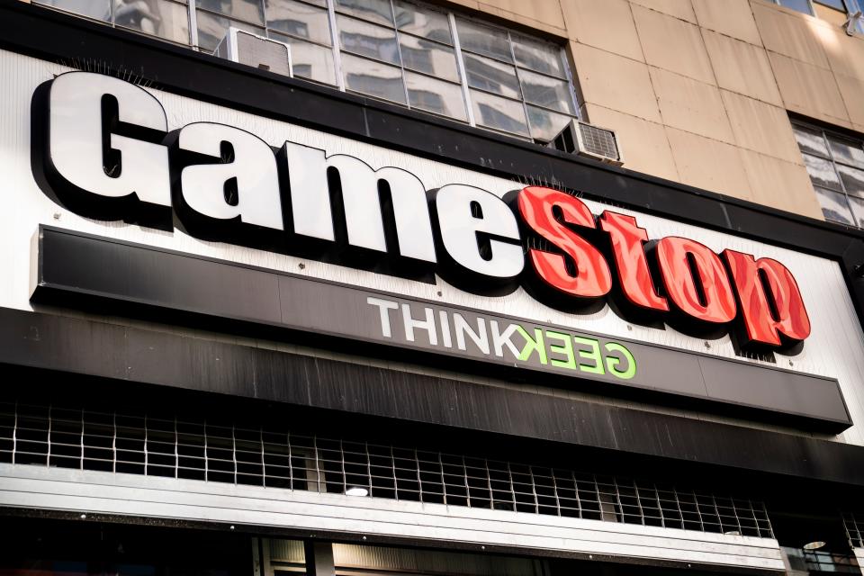 A GameStop store on 14th Street at Union Square in Manhattan.