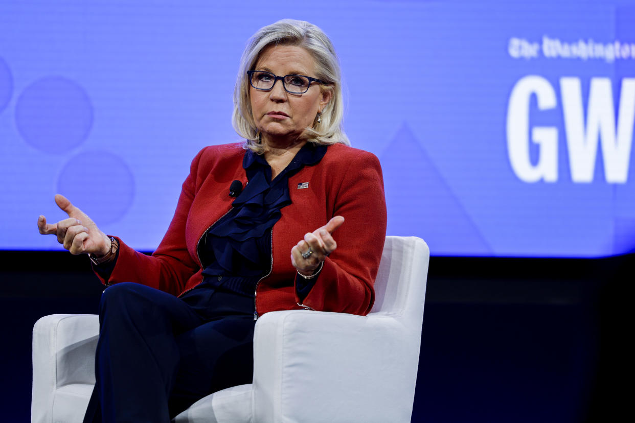 Former GOP Rep. Liz Cheney. (Anna Moneymaker/Getty Images)