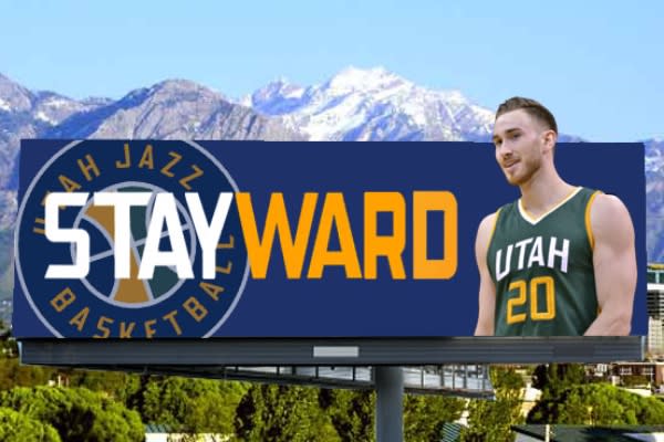 Gordon Hayward's goal - To help us raise the next banner. That's what I  came here to do!