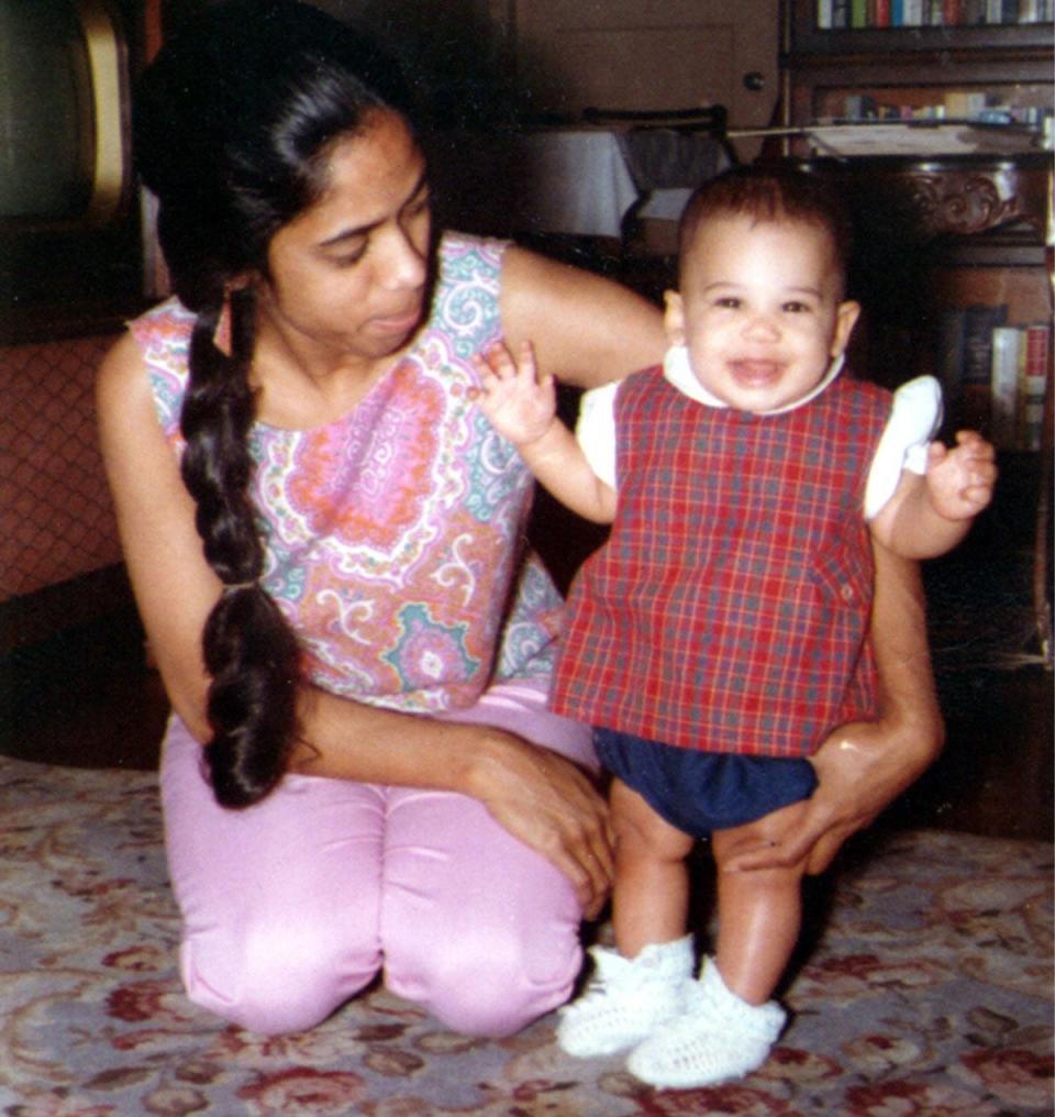 Vice President Harris with her mother, ShyamalaThe White House