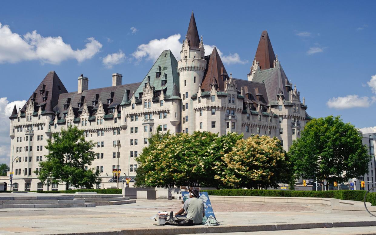 The original print was discovered in Italy after it went missing from the Château Laurier hotel in Ottawa