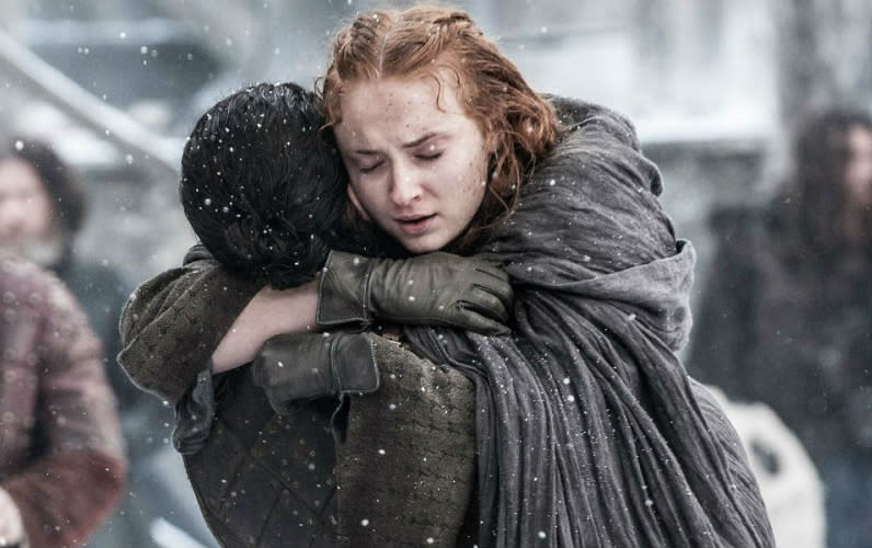 How Sophie Turner feels about a Sansa and Jon romance on “Game of Thrones” may shock you