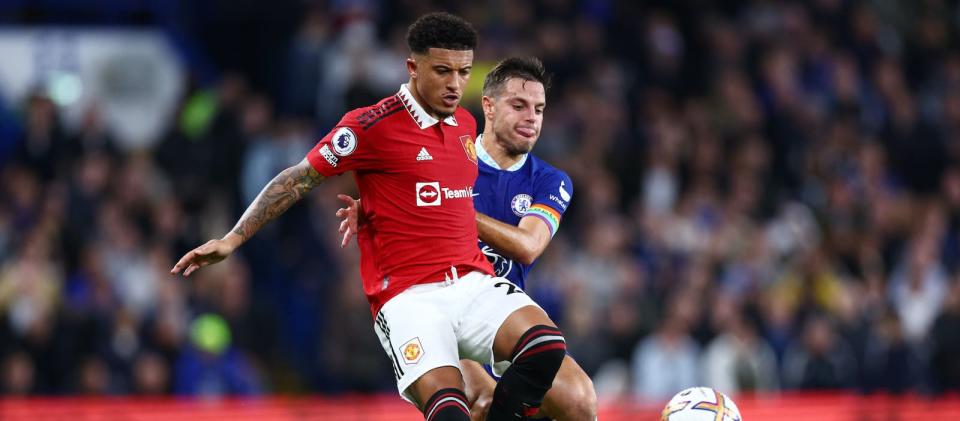 Sir Jim Ratcliffe has offered Jadon Sancho to Manchester United’s biggest Premier League rivals