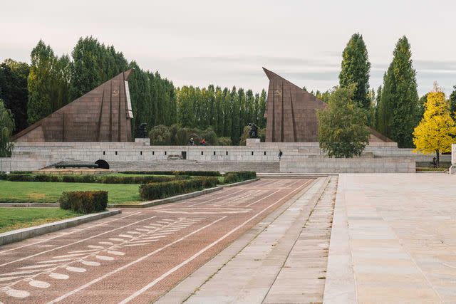 <p>Daniel Mueller</p> The Soviet War Memorial in Treptower Park, designed by architect Yakov Belopolsky.