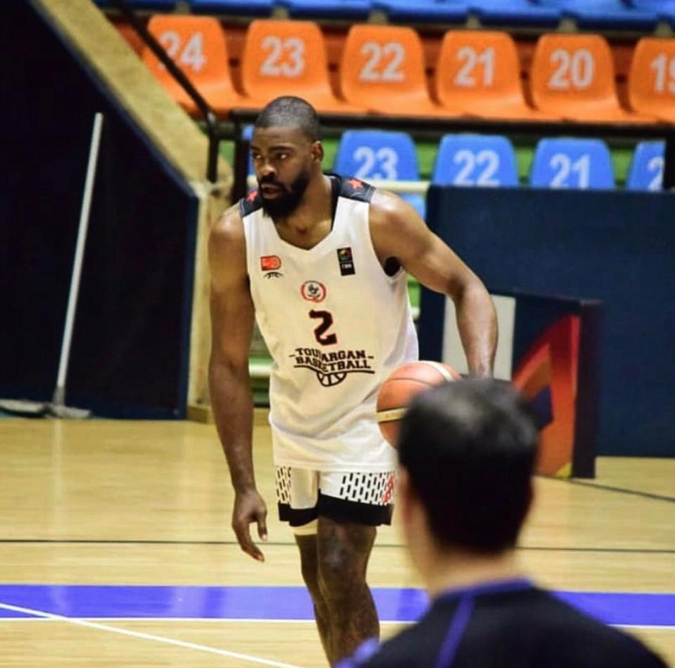 Kelvin Amayo is the leading scorer in the Iranian Basketball Super League. (Courtesy of Kelvin Amayo)