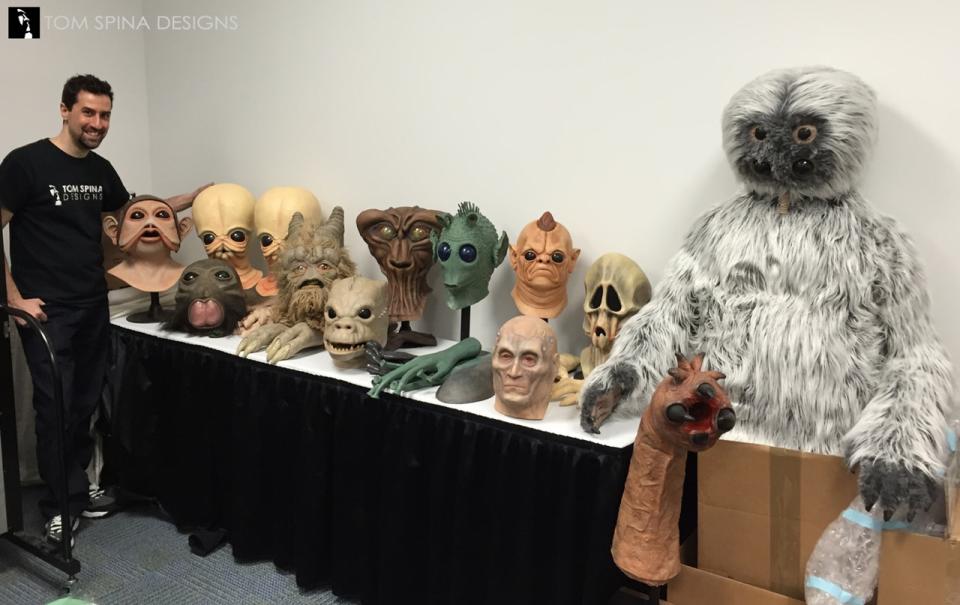 Tom Spina with Cantina Creatures at ‘Star Wars’ Celebration Anaheim