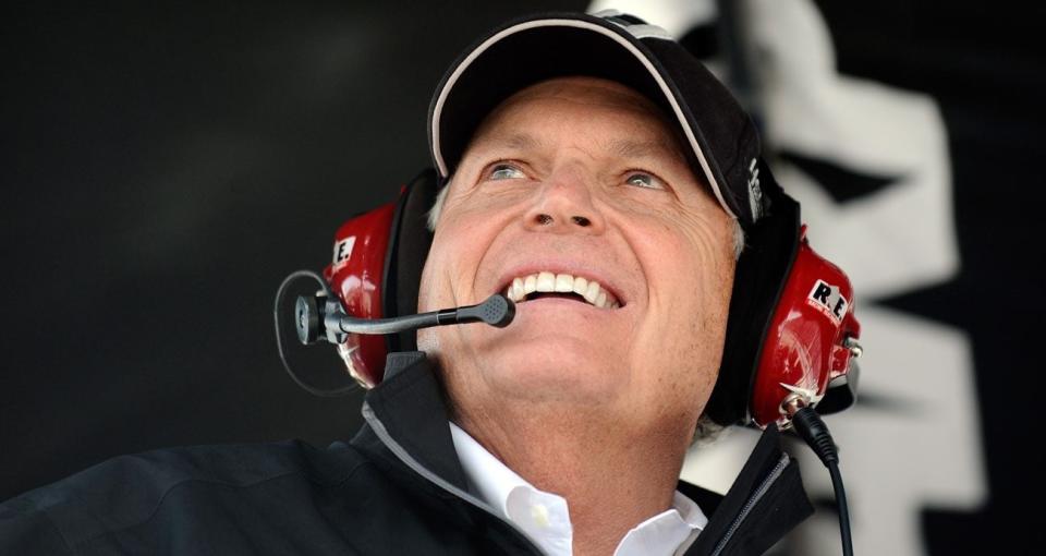 Rick Hendrick shown at Martinsville Speedway in 2013.