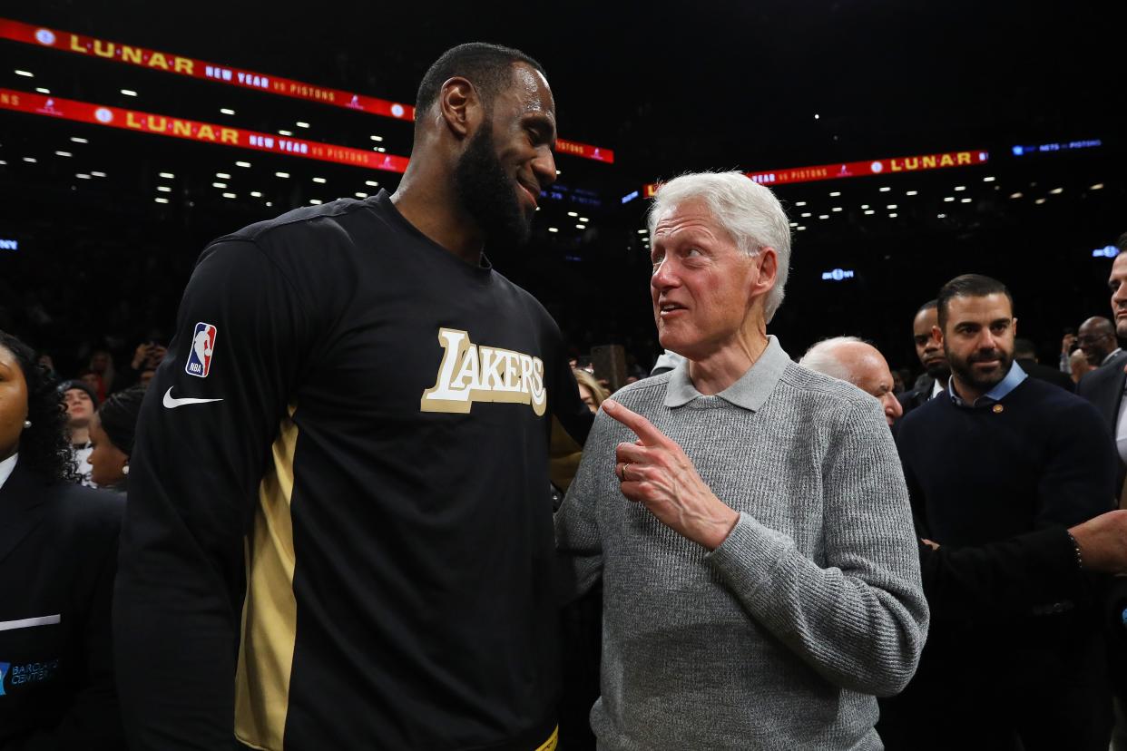 <p>Senator’s retirement news sparks calls for LeBron James to run for office</p> (Mike Stobe/Getty Images)