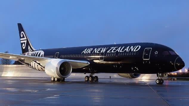 紐西蘭航空（示意圖非當事班機／翻攝自Air New Zealand推特）