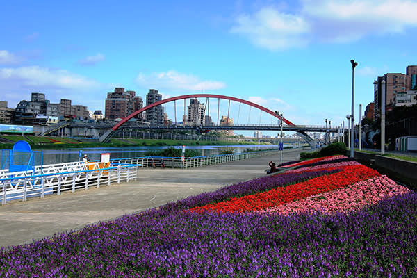 成美左岸河濱公園 (圖片來源／台北市工務局水利處)