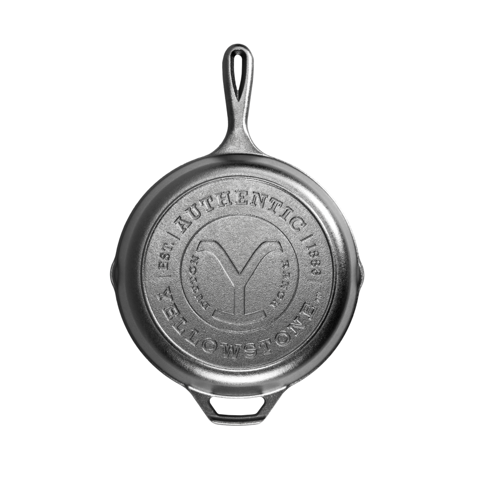 <p><a href="https://www.lodgecastiron.com/product/seasoned-cast-iron-yellowstone-y-skillet?sku=L8SKYW" rel="nofollow noopener" target="_blank" data-ylk="slk:Shop Now;elm:context_link;itc:0;sec:content-canvas" class="link ">Shop Now</a></p><p>Yellowstone 10.25 Inch Cast Iron Authentic Y Skillet</p><p>lodgecastiron.com</p><p>$29.95</p>