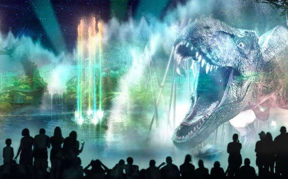 Concept art for Universal Orlando's Cinematic Celebration.