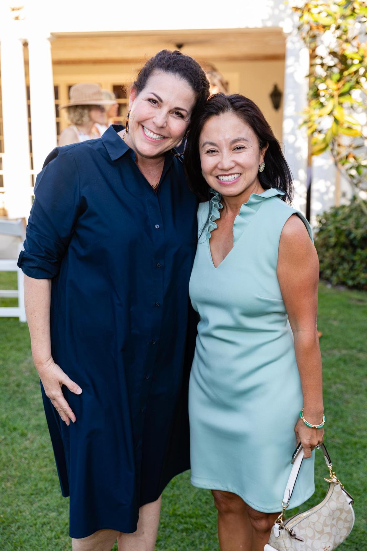 Barbara James and Elizabeth Truong