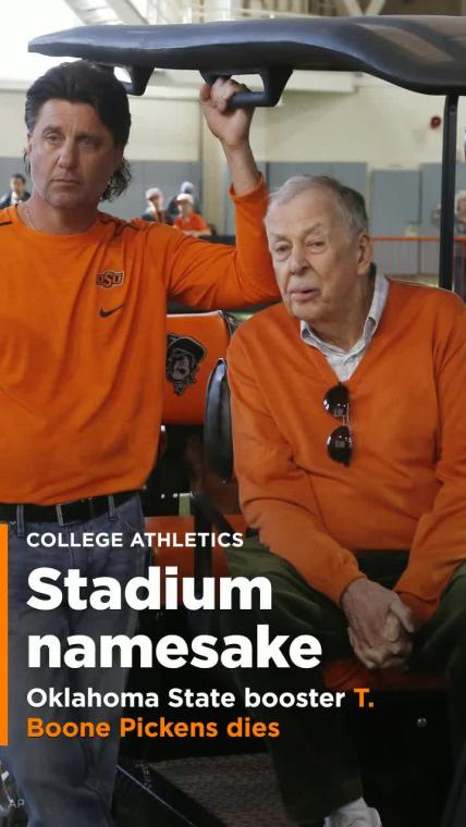 Oklahoma St. booster and stadium namesake T. Boone Pickens dies at 91