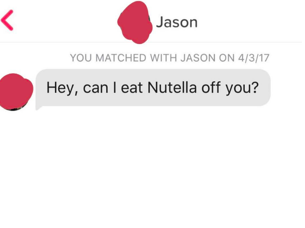 When nutella is life... No Jason