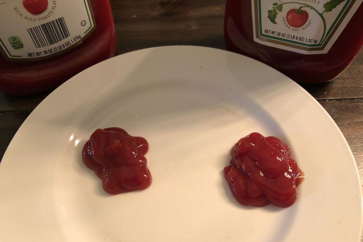 heinz vs aldi ketchup samples