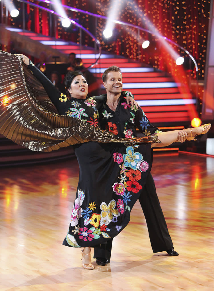 Margaret Cho and Louis Van Amstel perform on "Dancing with the Stars."