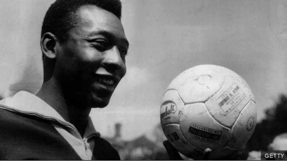 Pelé en el Santos