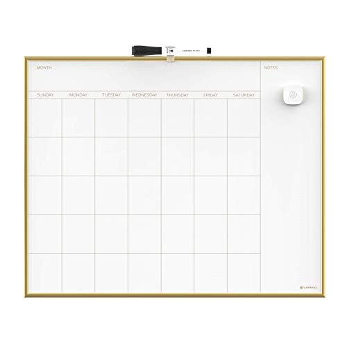 U Brands Magnetic Monthly Calendar Dry Erase Board