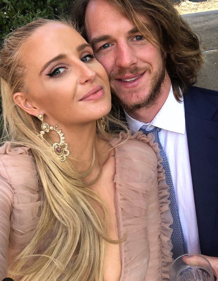 Annie Nolan is seen with her husband, former Bulldogs player Liam Picken. Source: Instagram