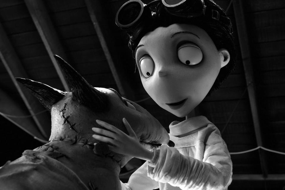 FRANKENWEENIE, from left: Sparky, Victor (voice: Charlie Tahan), 2012