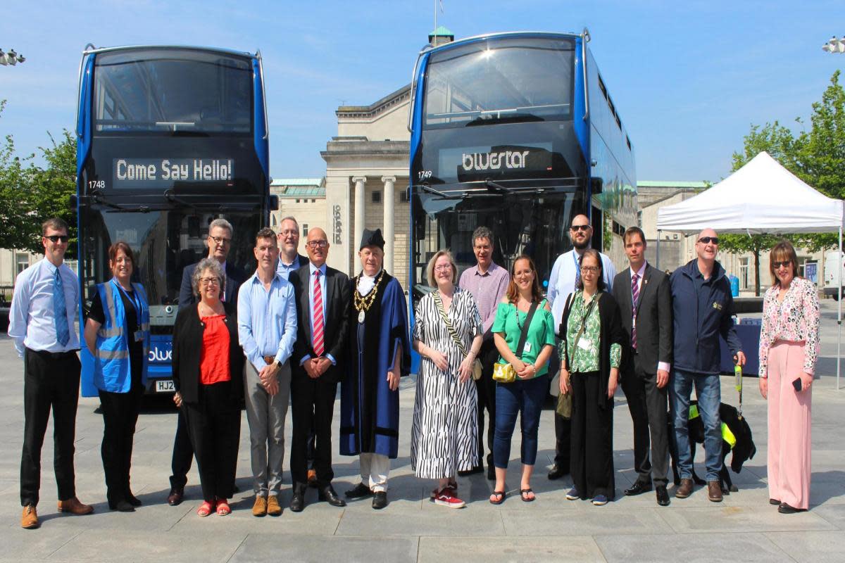 The Bluestar team and Southampton City Council <i>(Image: Submitted)</i>