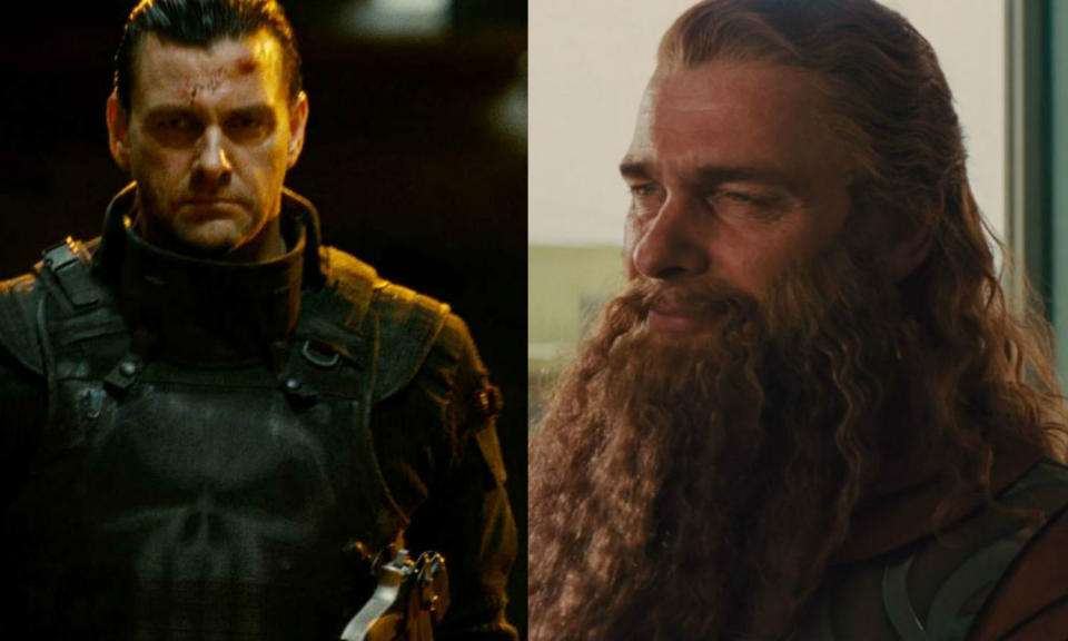 <p>Ray Stevenson is one of four actors to have played The Punisher, leading his own movie as the antihero in Punisher: War Zone. He has also appeared as Volstagg in the Thor franchise. </p>