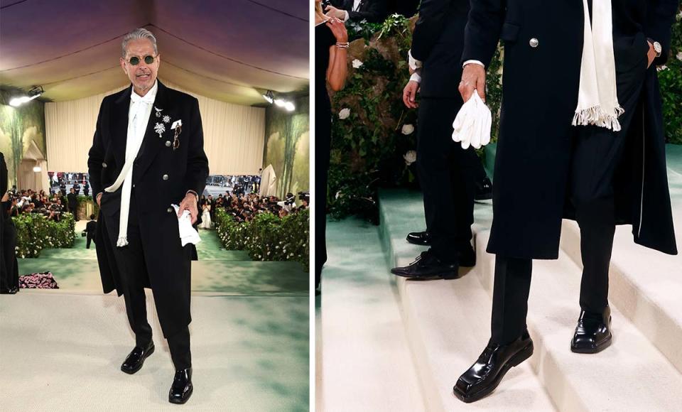 met gala, 2024, top men shoes, mens shoes, Jeff Goldblum, Prada