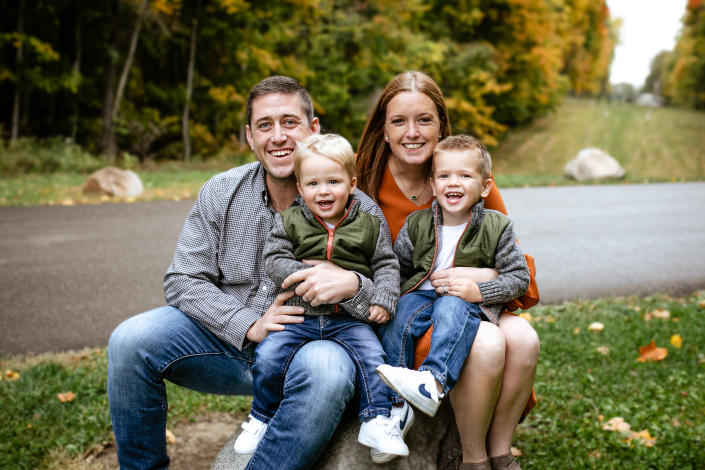 Bethany Hart's two sons, who are 3 and 1, are her 