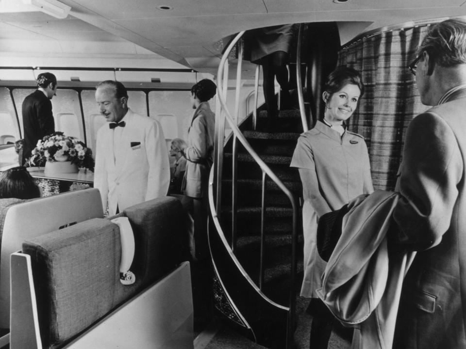 BOAC Boeing 747 First class