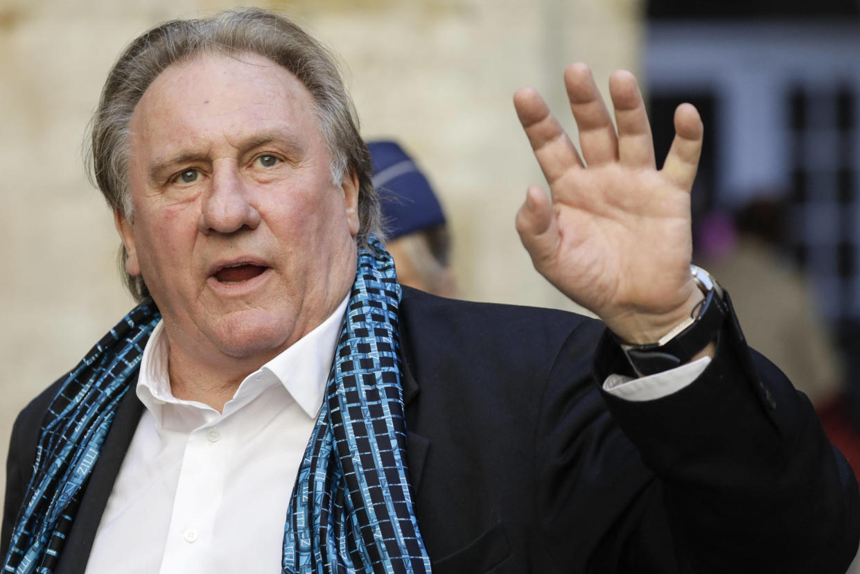 Gérard Depardieu, ici à Bruxelles en Belgique, le 25 juin 2018.