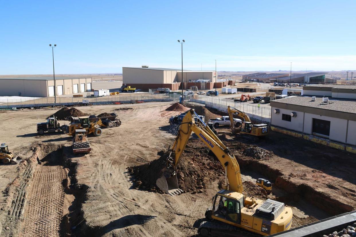 Construction is already underway in the terminal expansion project at Rapid City Regional Airport, which expects growth in passengers and flights associated with the arrival of the B-21 Raider bomber program at nearby Ellsworth Air Force Base.