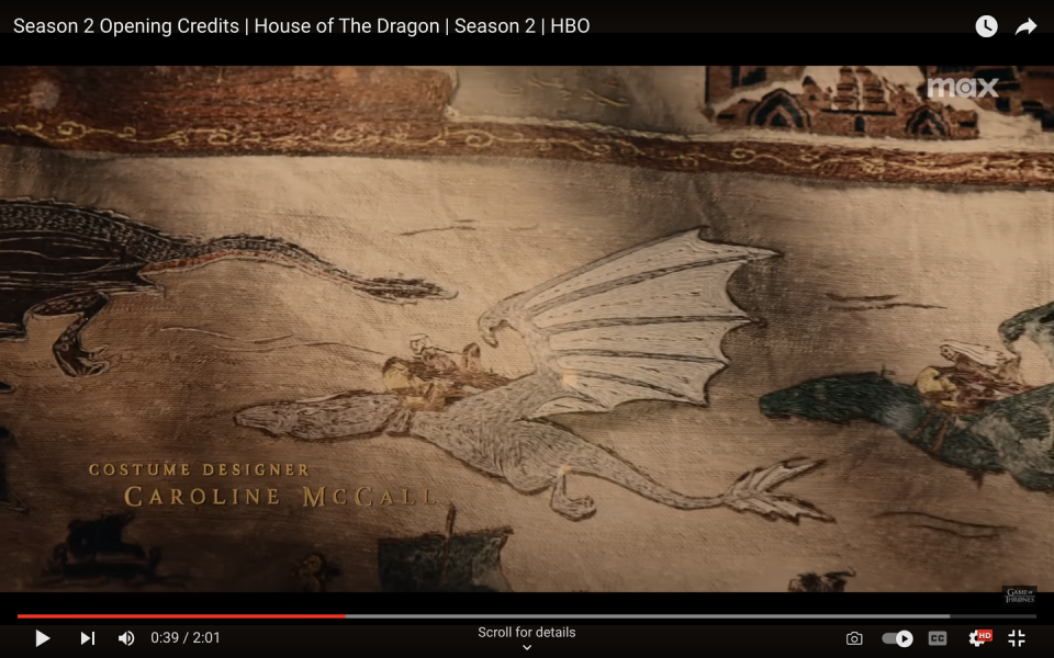 house of the dragon season 2 opening credits